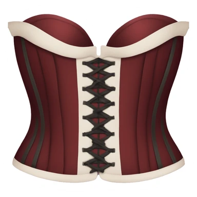 Dark red corset  sticker