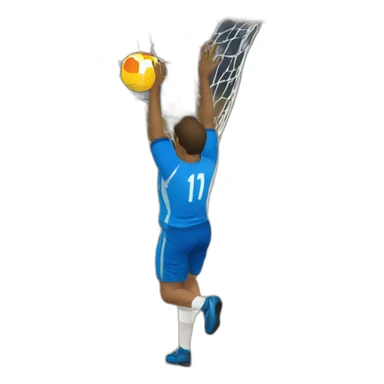 Handball goal sticker
