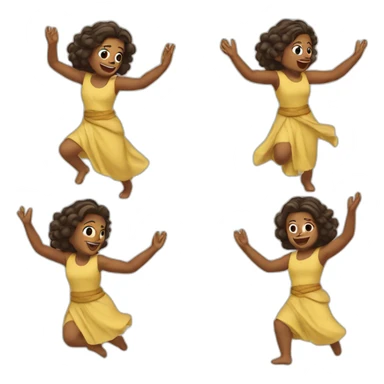 miriam dancing biblical sticker