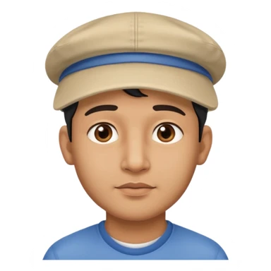  Fait un jeune indien pas trop beau avec un léger surprise un double menton et une casquette sur la tete sticker