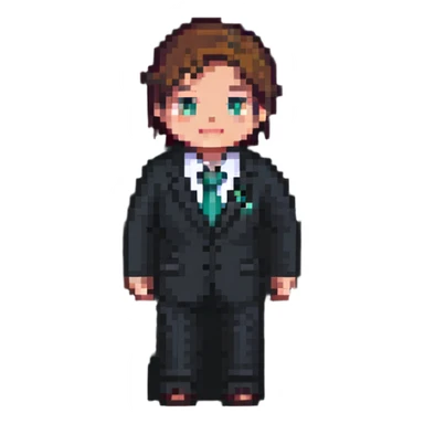 business suit sticker