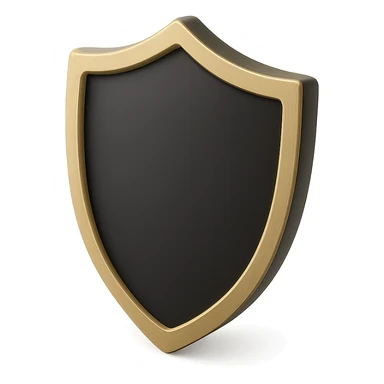 <systemPrompt>
  <style>
    <renderType>3D</renderType>
    <finish>Soft matte</finish>
    <colors>
      <primary>Black</primary>
      <secondary>Antique gold</secondary>
      <background>Pristine white</background>
    </colors>
    <composition>
      <angle>Isometric</angle>
      <shadows>Feathered</shadows>
      <lighting>Ambient glow</lighting>
    </composition>
    <tone>Minimalist</tone>
    <aesthetic>Simple and elegant</aesthetic>
  </style>
</systemPrompt>

{subject} = shield sticker