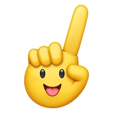 Emoji sticking out their tongue while sticking the middle finger sticker