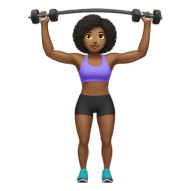 working out with TRX sticker