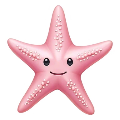 pastel pink starfish sticker
