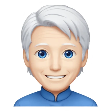 Satoru Gojo sonriendo sticker