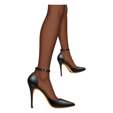 a very sexy black heel sticker