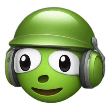 rana con cascos feliz sticker