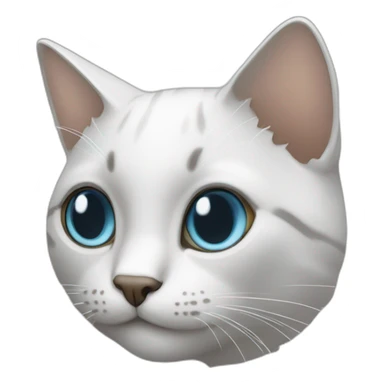 Un chat qui vole sticker