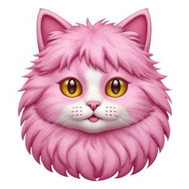 pink cat emoji sticker