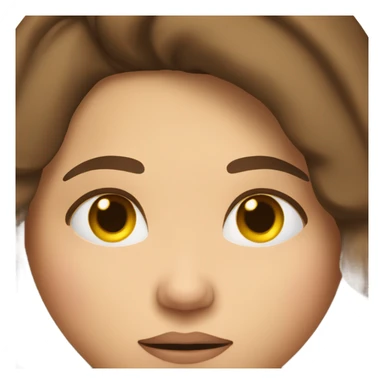 Lazy fat white girl with brown hair sticker