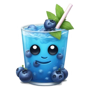 Blue berry drink  sticker