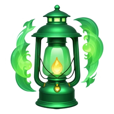 soul green lanttern sticker