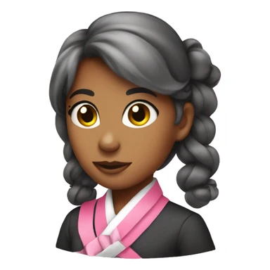 Coquette pink ribbon sticker