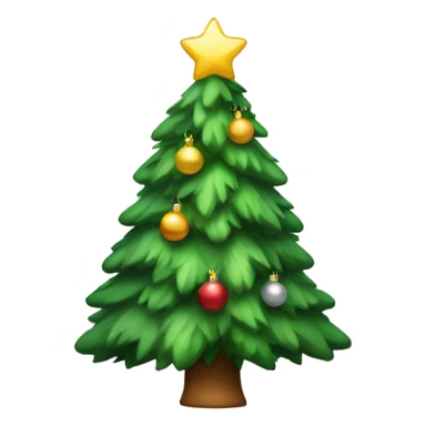 cozy christmas tree  sticker
