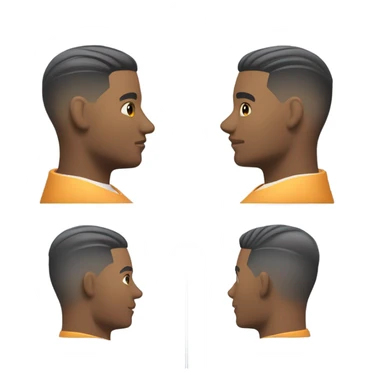 low taper fade sticker