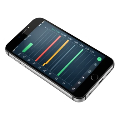 Iphone trading charts detail sticker