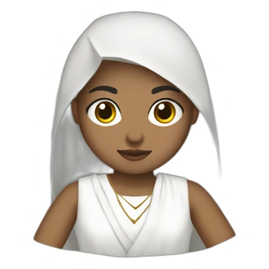 Baloch wear white dress sticker