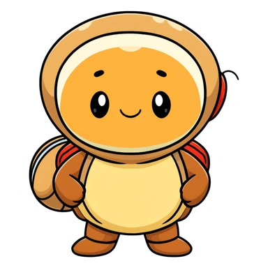 iconic face of Sandy Cheeks from SpongeBob sticker