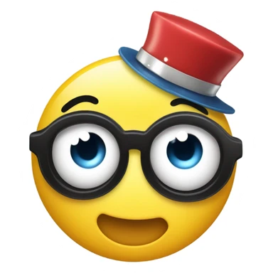 Excited flirty emoji sticker