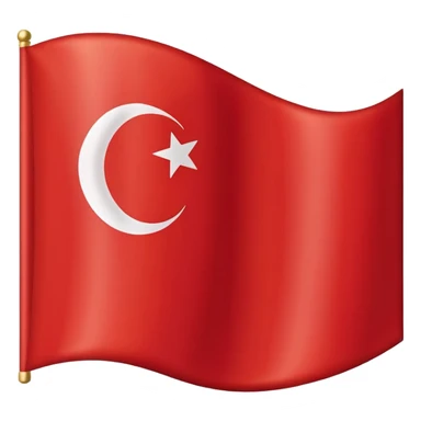 Turkey flag sticker
