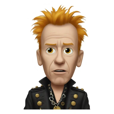 Johnny rotten  sticker
