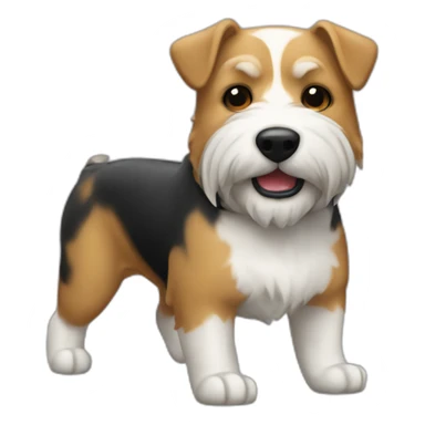 Martin terrier football sticker