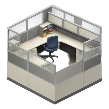 Office cubicle sticker