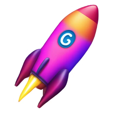 rocket Neon grocery shop sign
 market  sticker