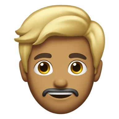 Garçon blond avec les cheveux longs et une barbe de 3 jours sticker