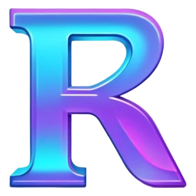 Emoji: The letters ‘R’ and ‘A’ (representing Roxson AI) appear as a glowing holographic projection from a small high-tech device. The design is sleek, futuristic, and minimalistic, with neon blue and purple aesthetics sticker