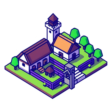 Minecraft village sticker