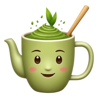 matcha tea sticker