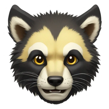 Wolverine animal sticker