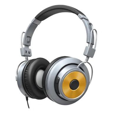 circular walkman with an headphone sticker