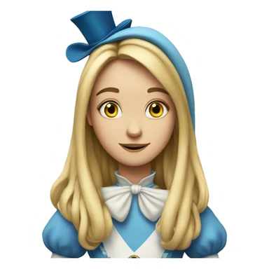 alice in wonderland  sticker