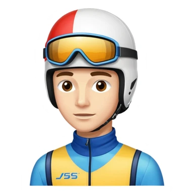 chce motikona skoczka narciarskiego jak w dsj2.pl z gry deluxe ski jump 2  sticker