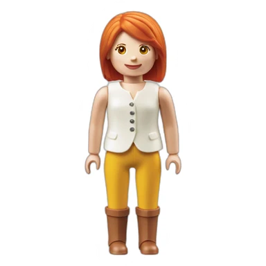playmobil-femme-rousse-rire sticker