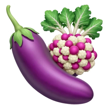 Healthy food  : 3d Icon with color of D0B8FF
 sticker