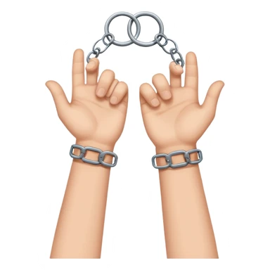 generate handcuffed hands sticker