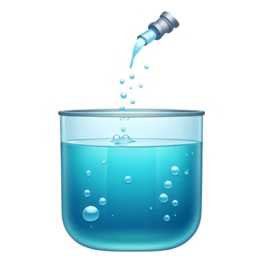 aqua tank, with little bubbles. sticker