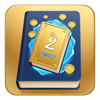 genera un libro que en la portada diga " liquidez" y la foto sea de trading sticker