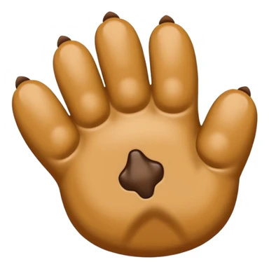 ⁠A twitching paw tapping or drumming against the screen. sticker