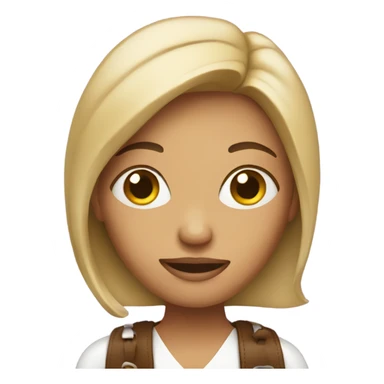 Woman with handbag sticker