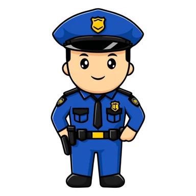 police officer sticker
