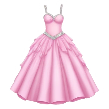 pretty princess dress sparkly pink sticker