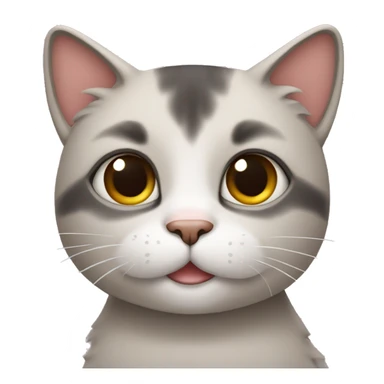 cute lovey cat sticker