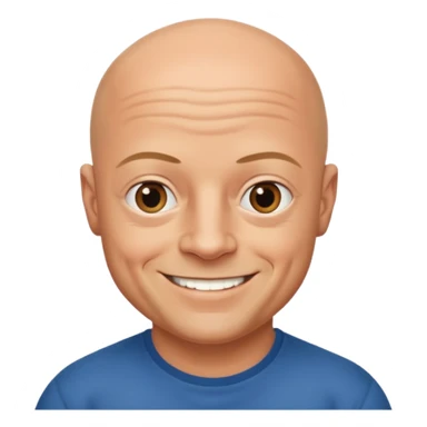 ross kemp bald small eyes sticker