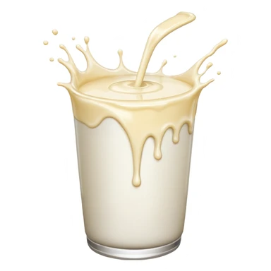 A big milk splash that’s really sticky sticker