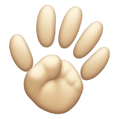 cat paw with claws out sticker